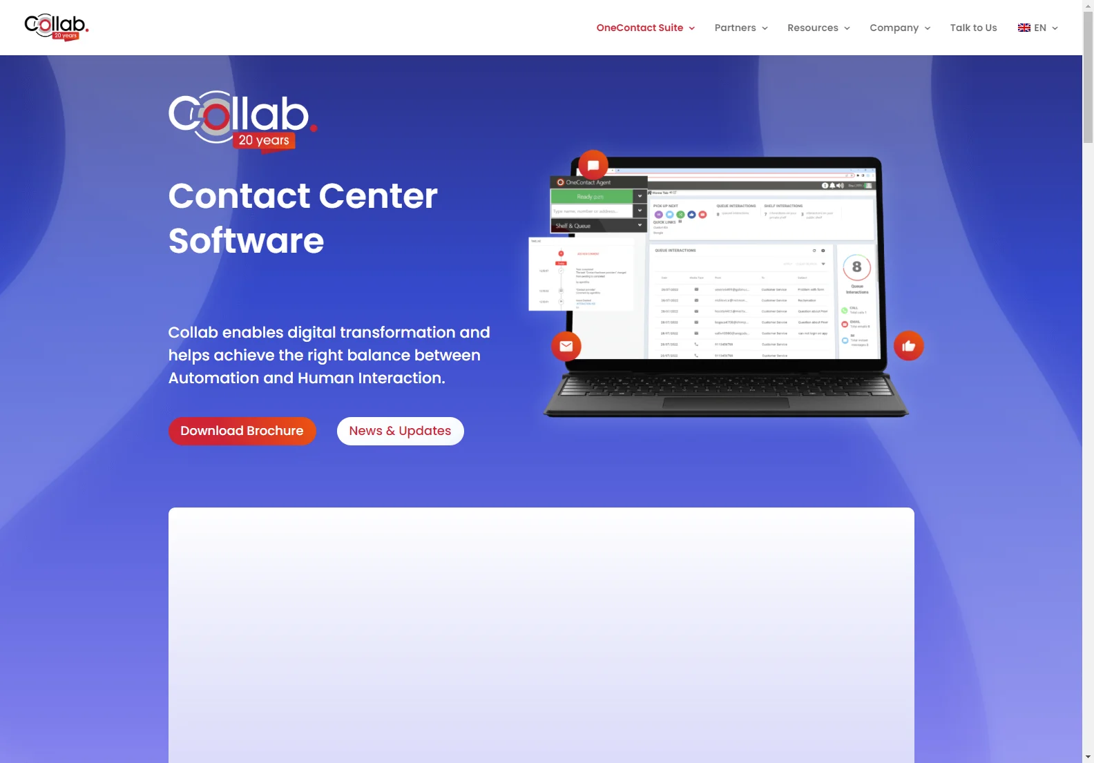 Collab Contact Center Software: Boosting Customer and Employee Experiences with AI