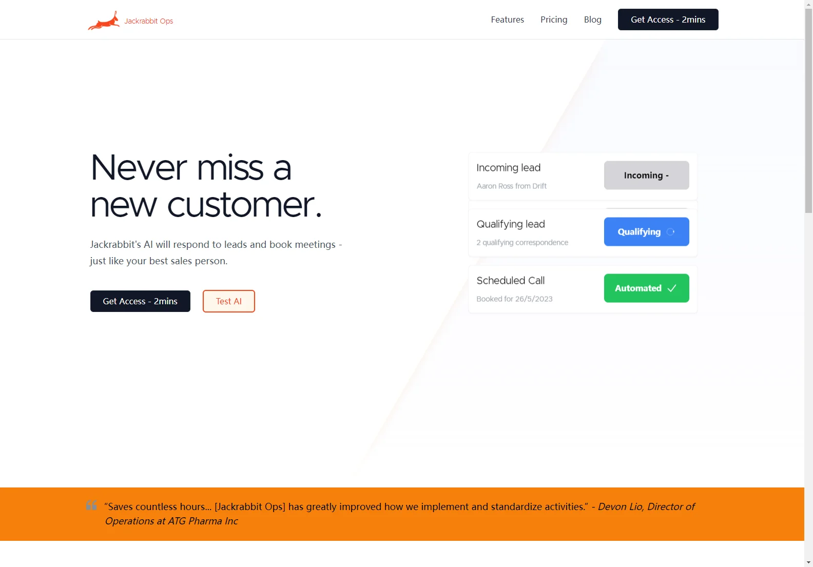 Jackrabbit Ops: Boosting Sales with AI-Powered Customer Service