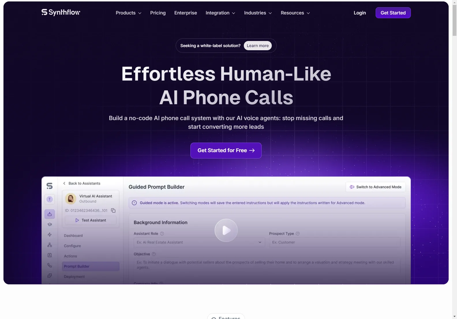 Synthflow AI: Automate Phone Calls and Boost Lead Conversion with AI Voice Agents