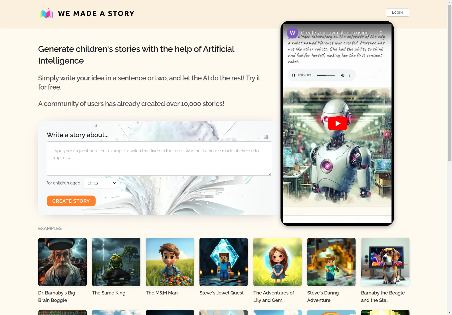 We Made a Story: AI-Powered Children's Story Creator