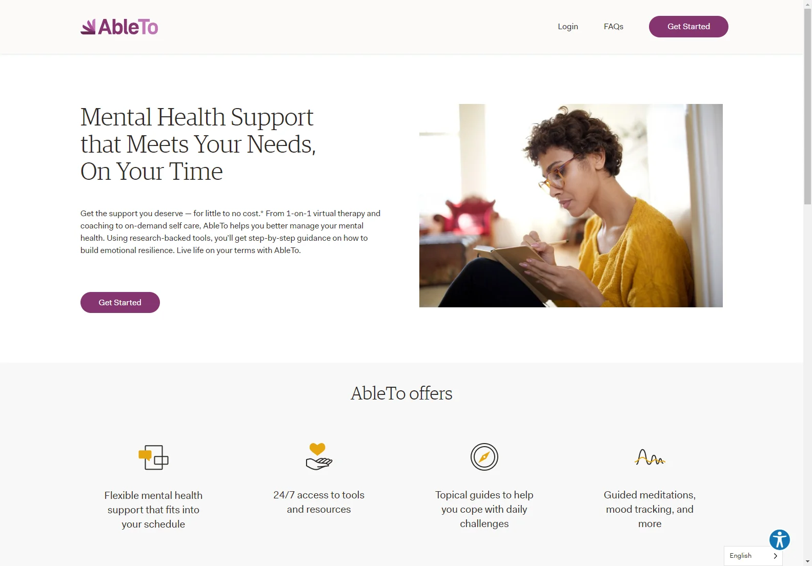 AbleTo: Empowering Mental Health with 24/7 Support