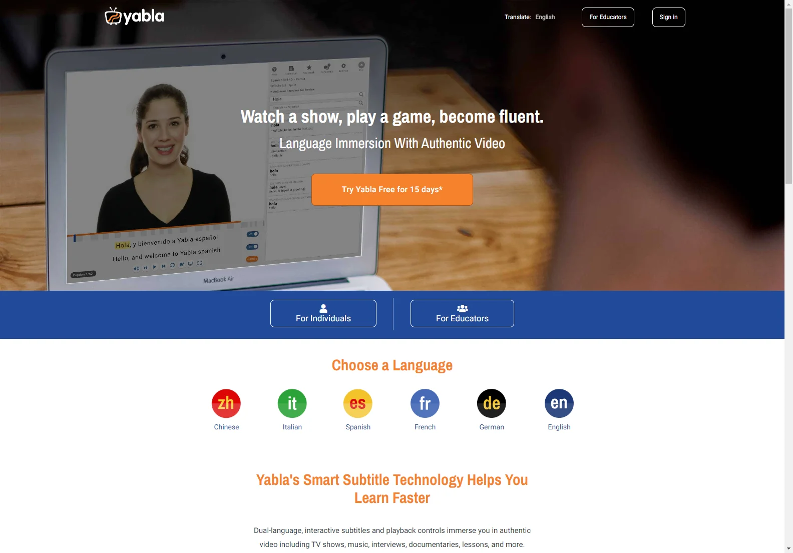 Yabla: Learn Languages Fluently with Authentic Video Immersion