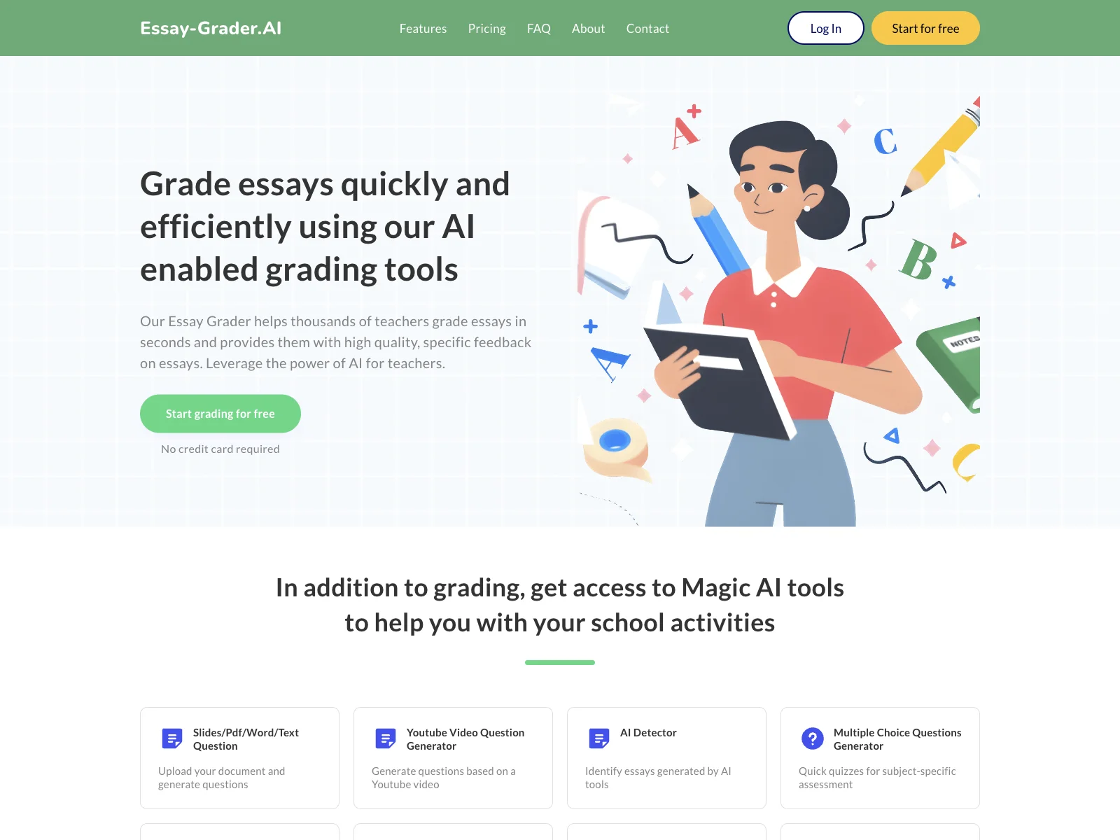 Essay Grader AI - Efficient Essay Grading with AI