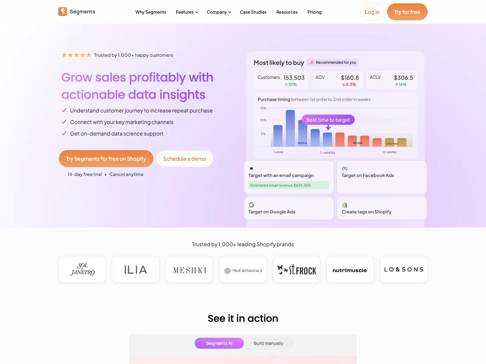 Tresl Segments: Boost Shopify Sales with AI Insights