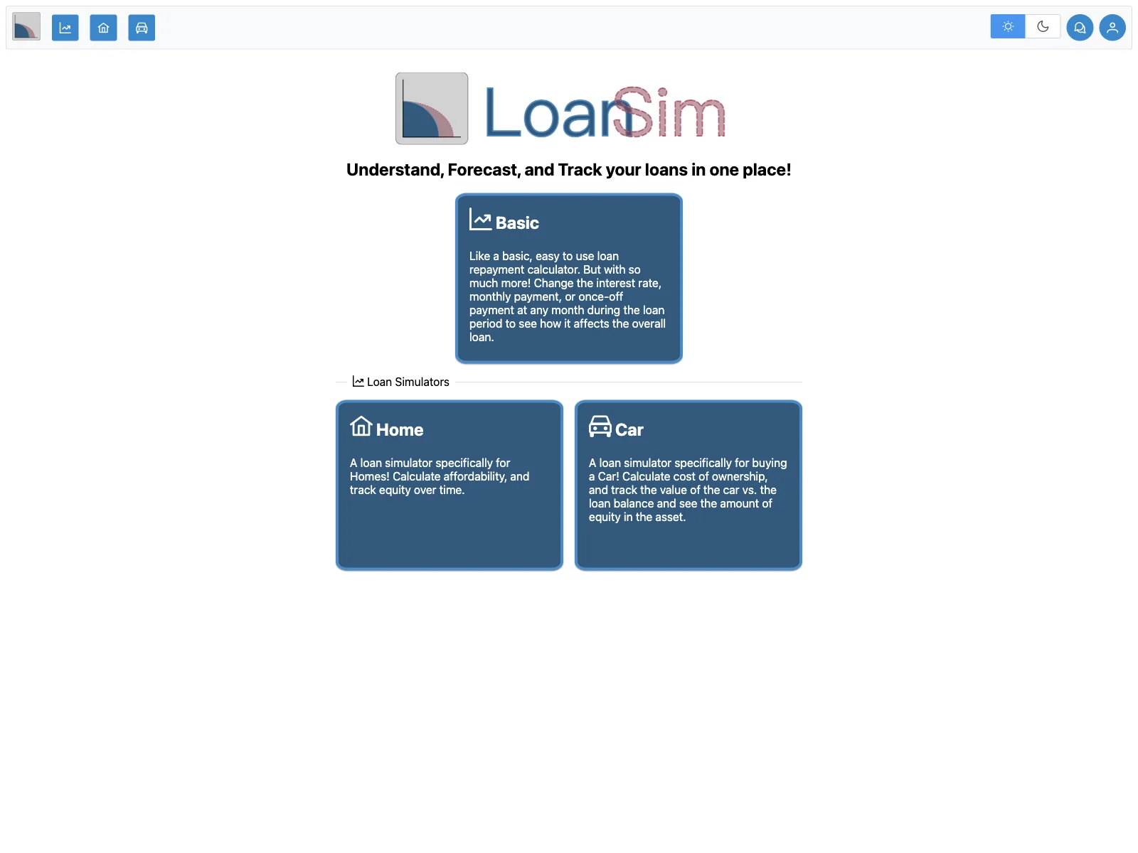 LoanSim: Manage and Analyze Your Loans with Ease