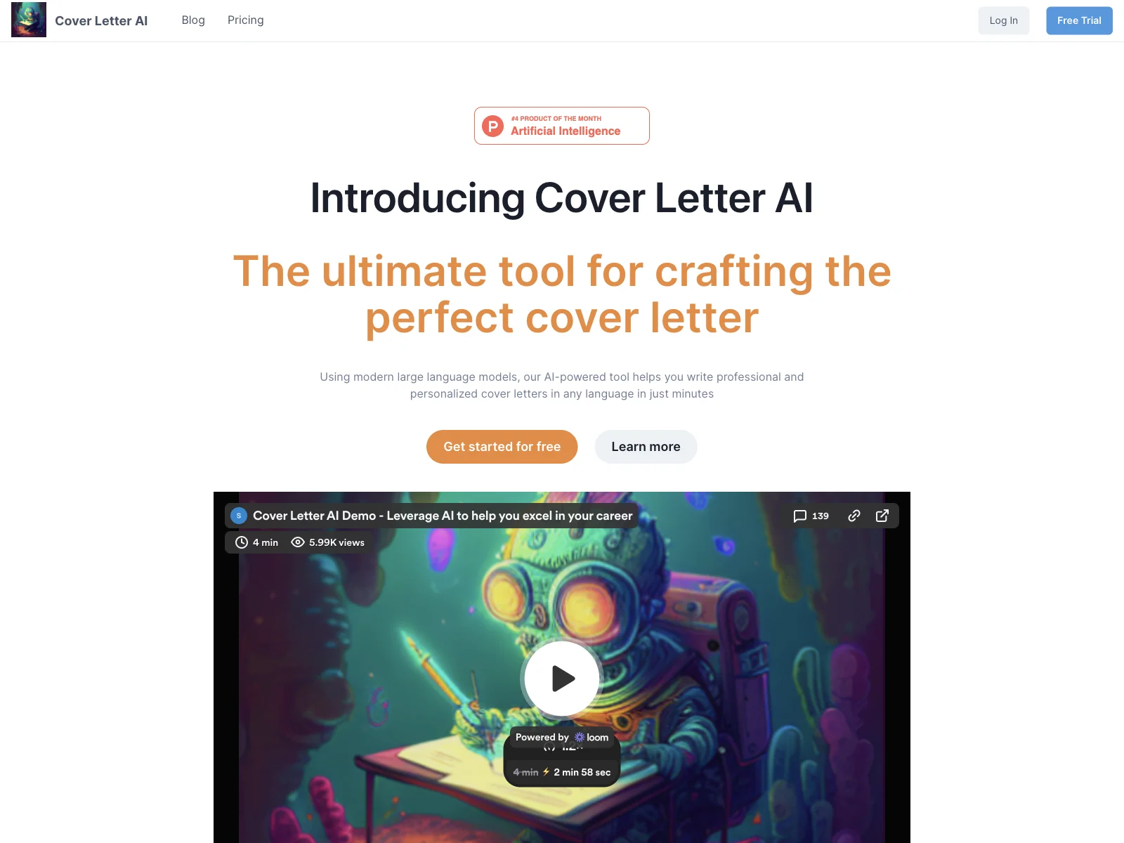 Cover Letter AI - Transform Your Job Search with AI-Powered Cover Letters