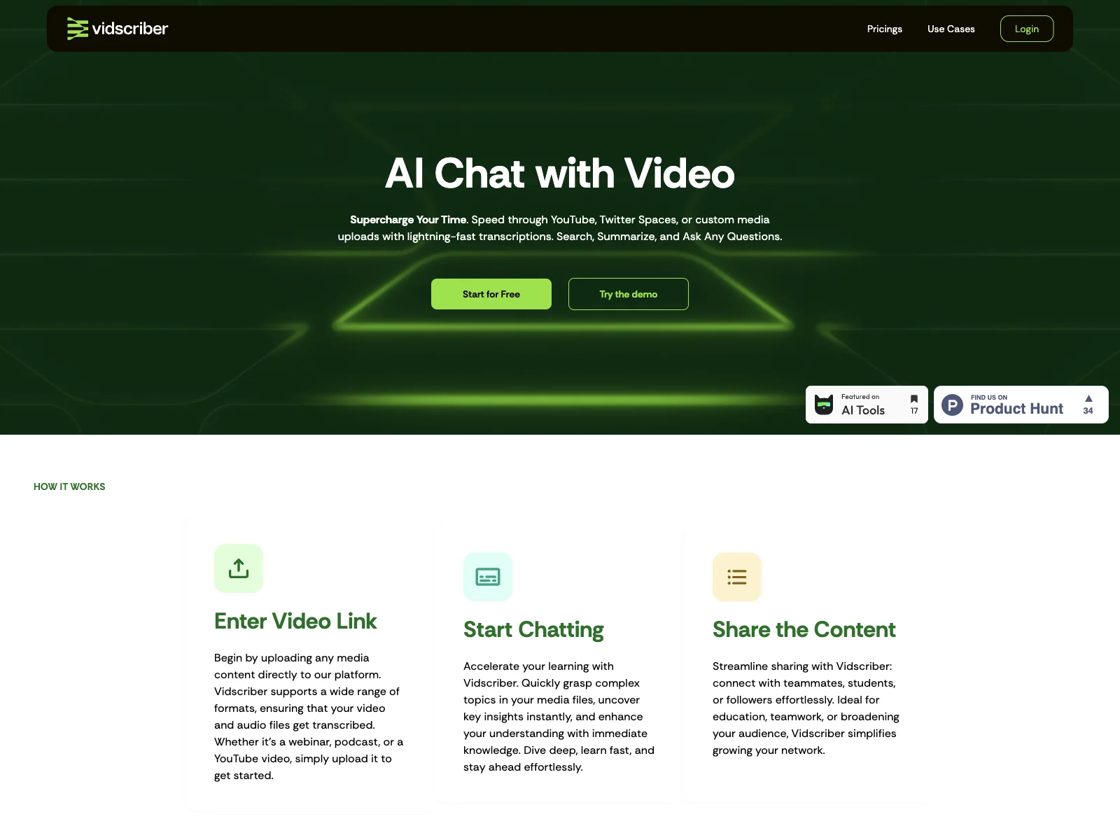 Vidscriber: Transcribe and Analyze Media with Ease