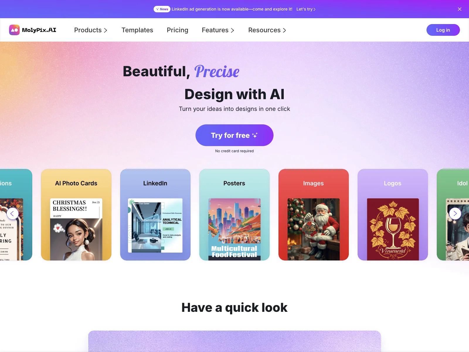 MolyPix.AI - Transform Your Ideas into Stunning Designs