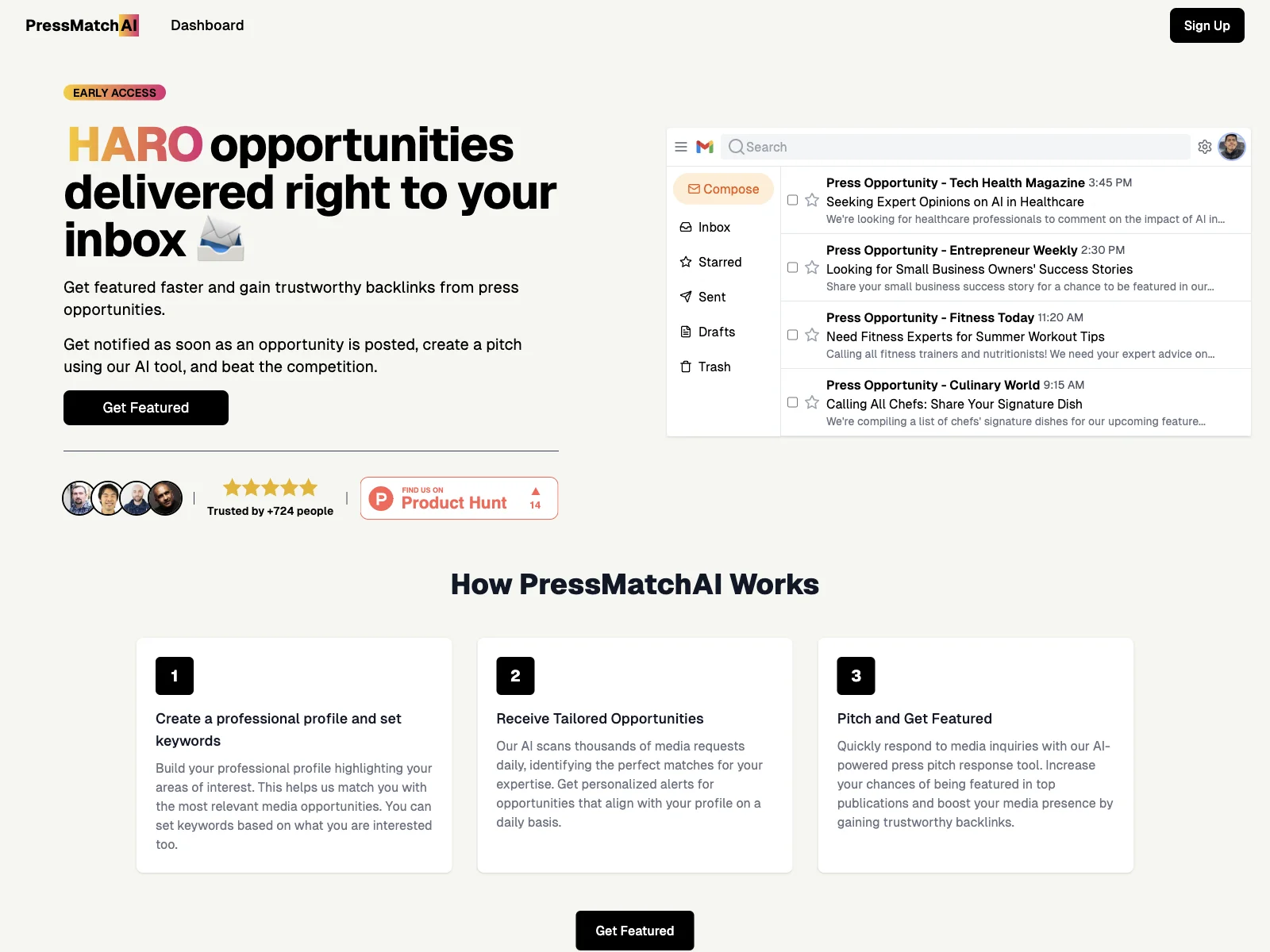 PressMatchAI: Unlock Press Opportunities and Boost Media Presence