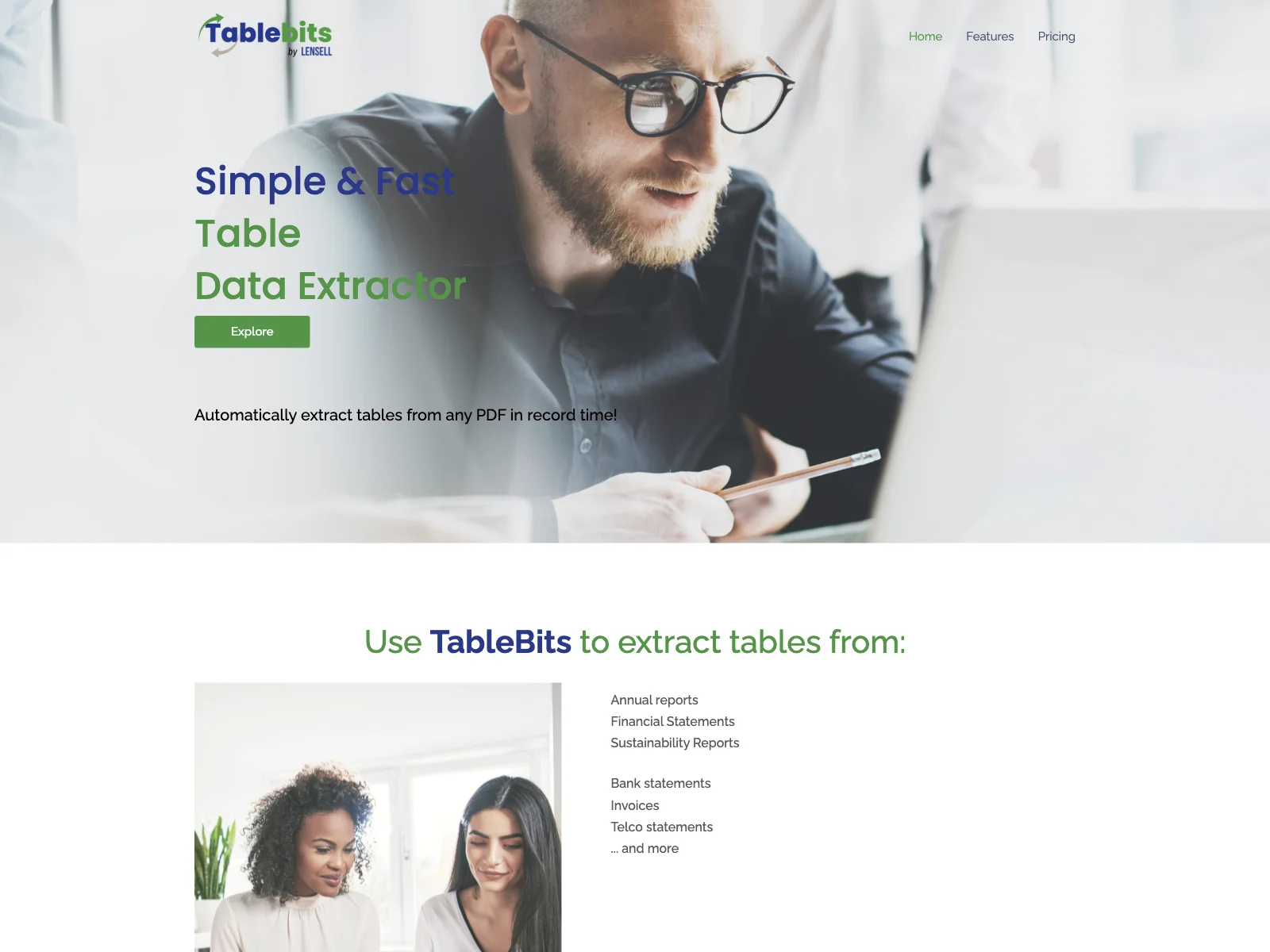 TableBits: Extract Table Data from PDF with Ease