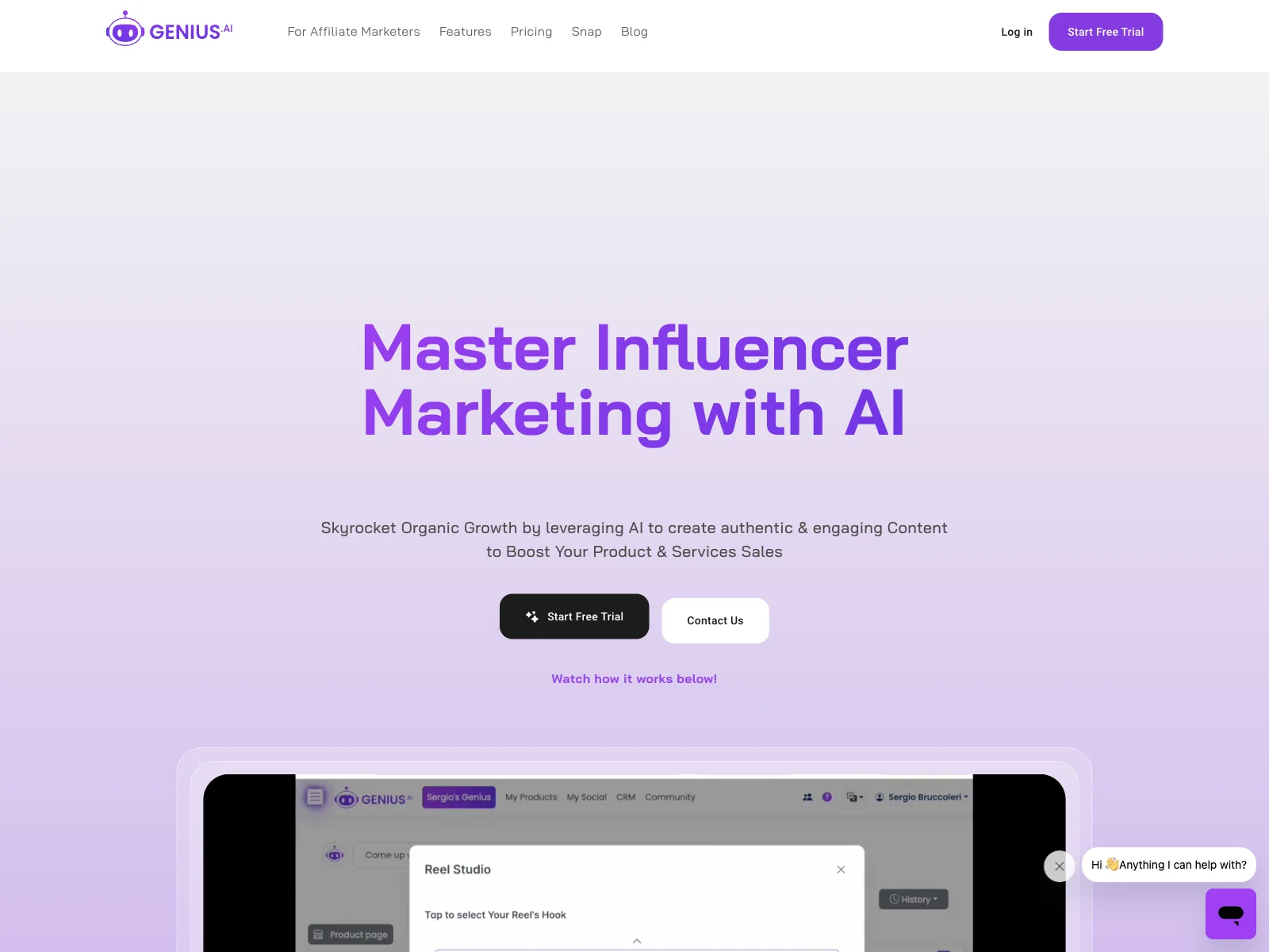 Genius.AI: Unleash Your Social Media Growth Potential