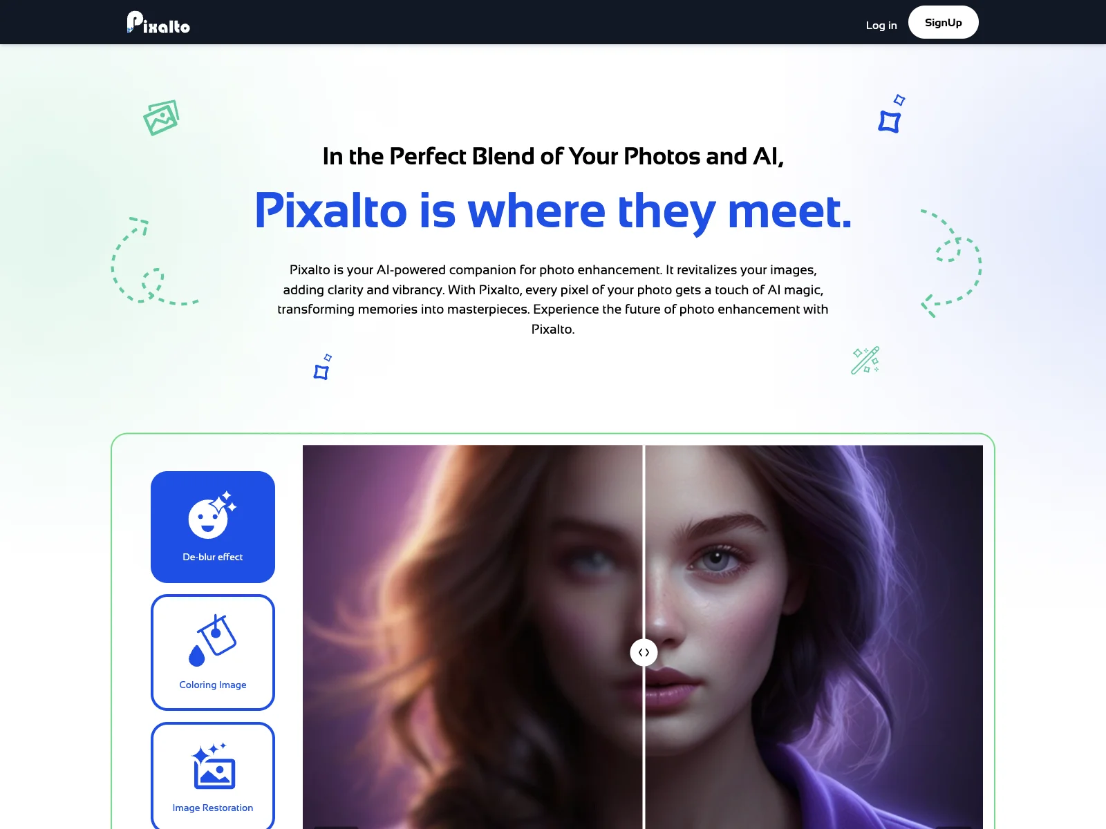 Pixalto: Transform Your Photos with AI Magic