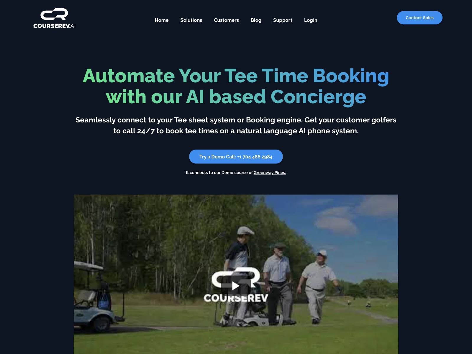 Automate Tee Time Booking with AI - CourseRev.Ai