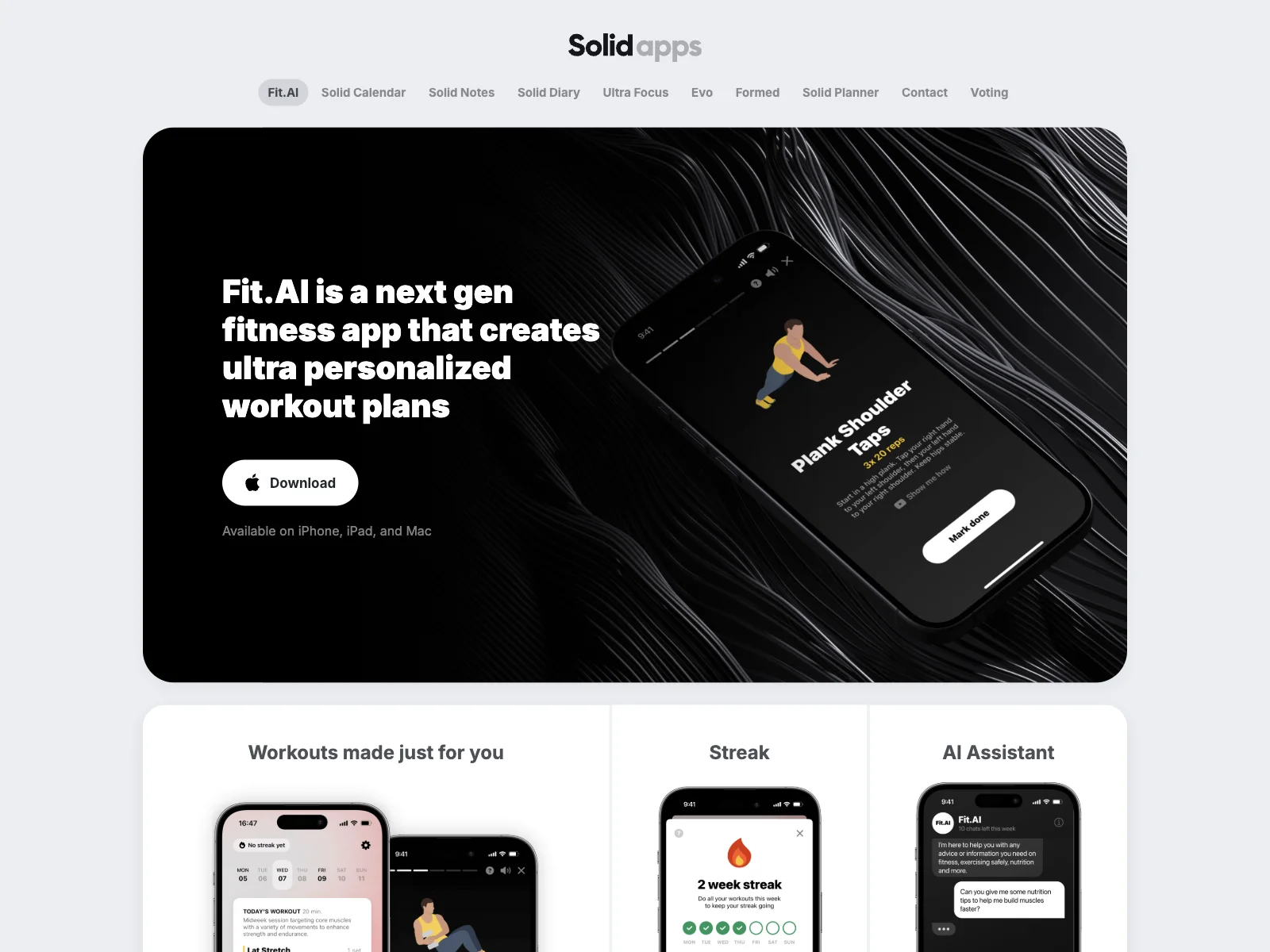 Solid Apps: Enhancing Fitness and Productivity