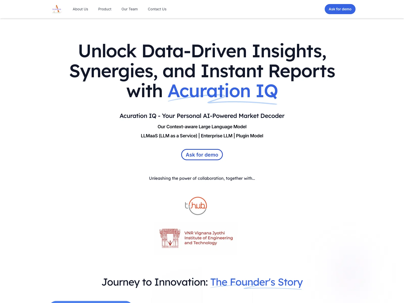 Acuration: Unleashing AI-Powered Business Insights