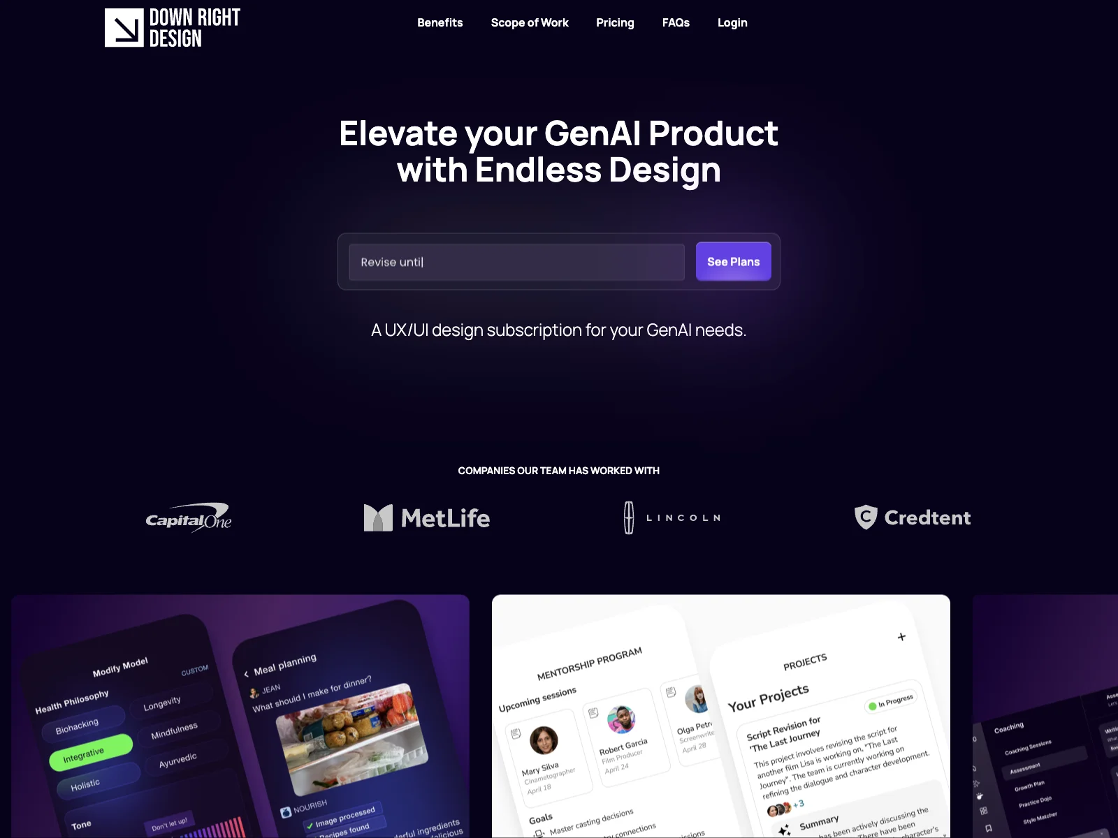 Elevate GenAI with Down Right Design's UX/UI Subscription