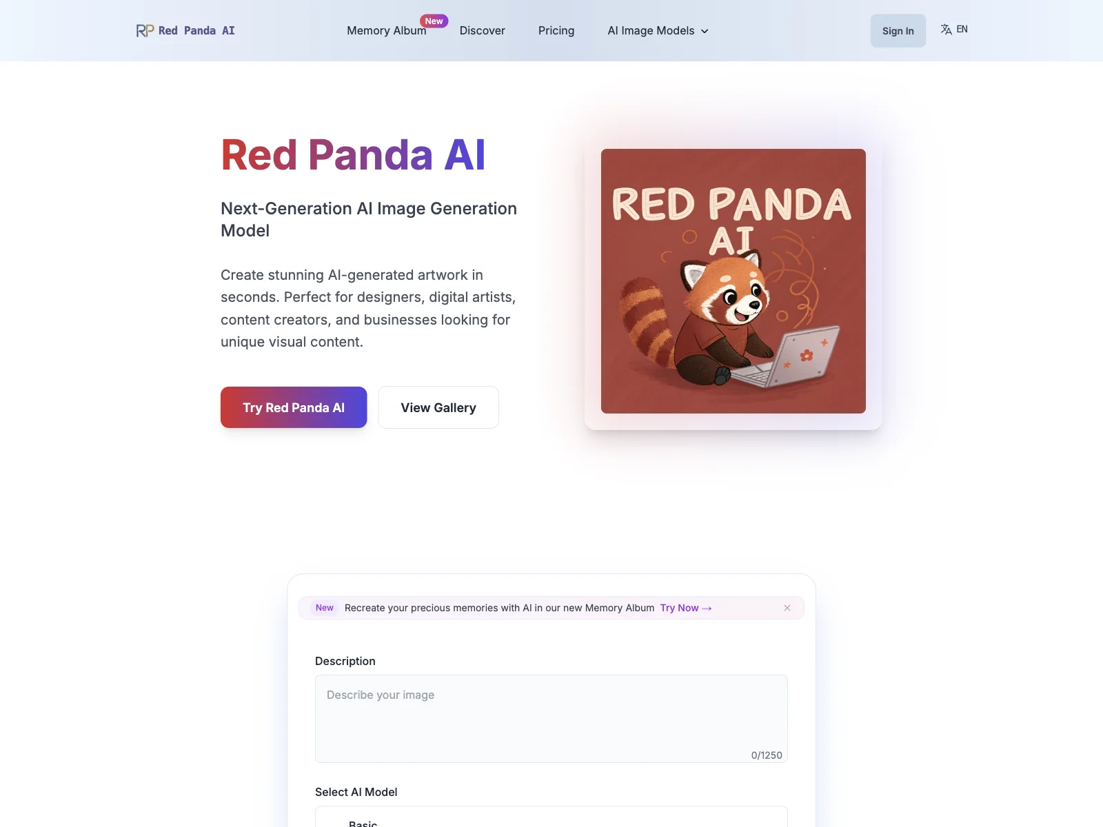 Red Panda AI | Revolutionizing AI Image Generation