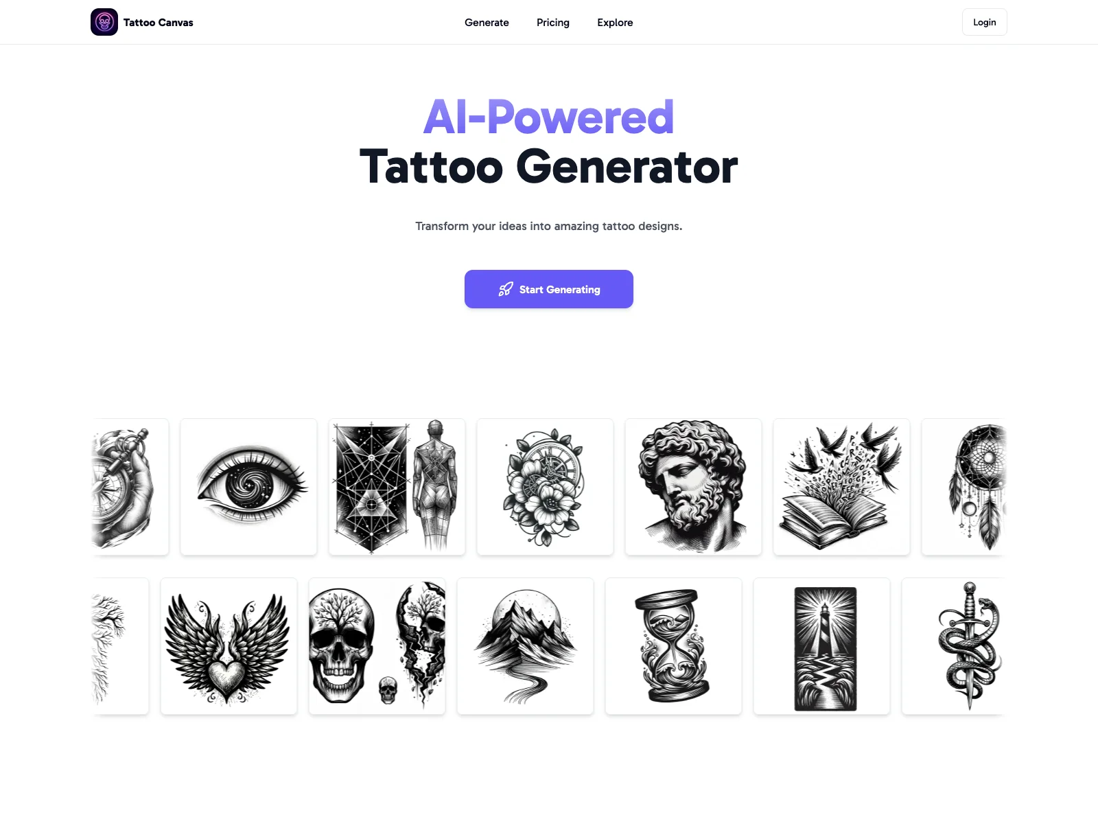 Tattoo Canvas: Unleash Your Creativity with AI-Powered Designs