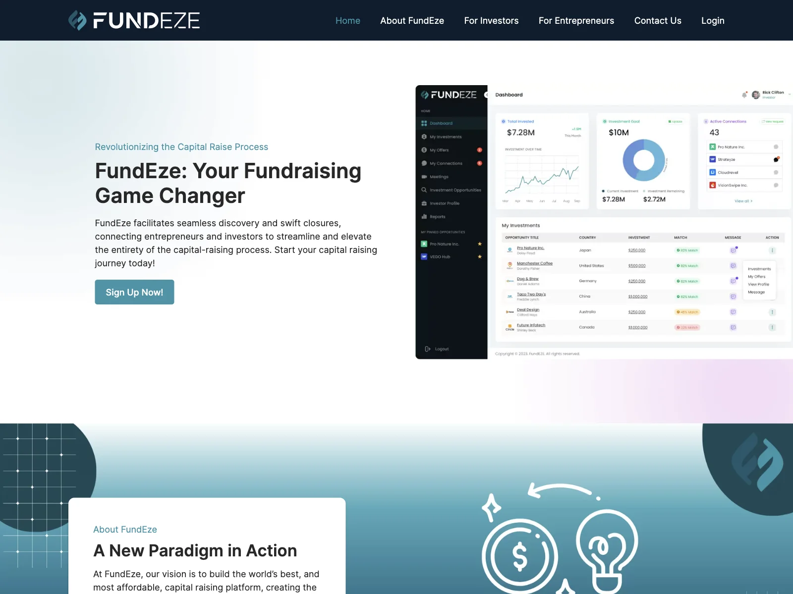 FundEze - Revolutionizing Capital Raising