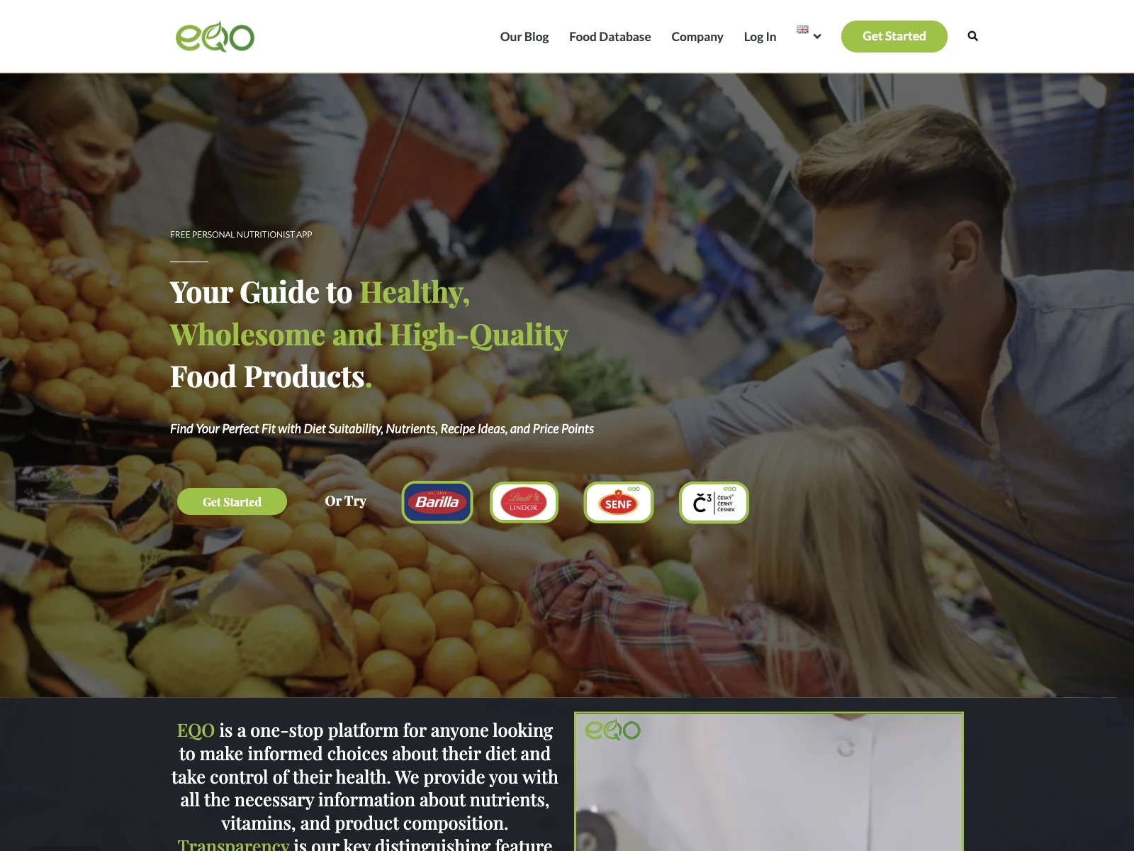 EQO Label: Empowering Informed Food Choices with AI