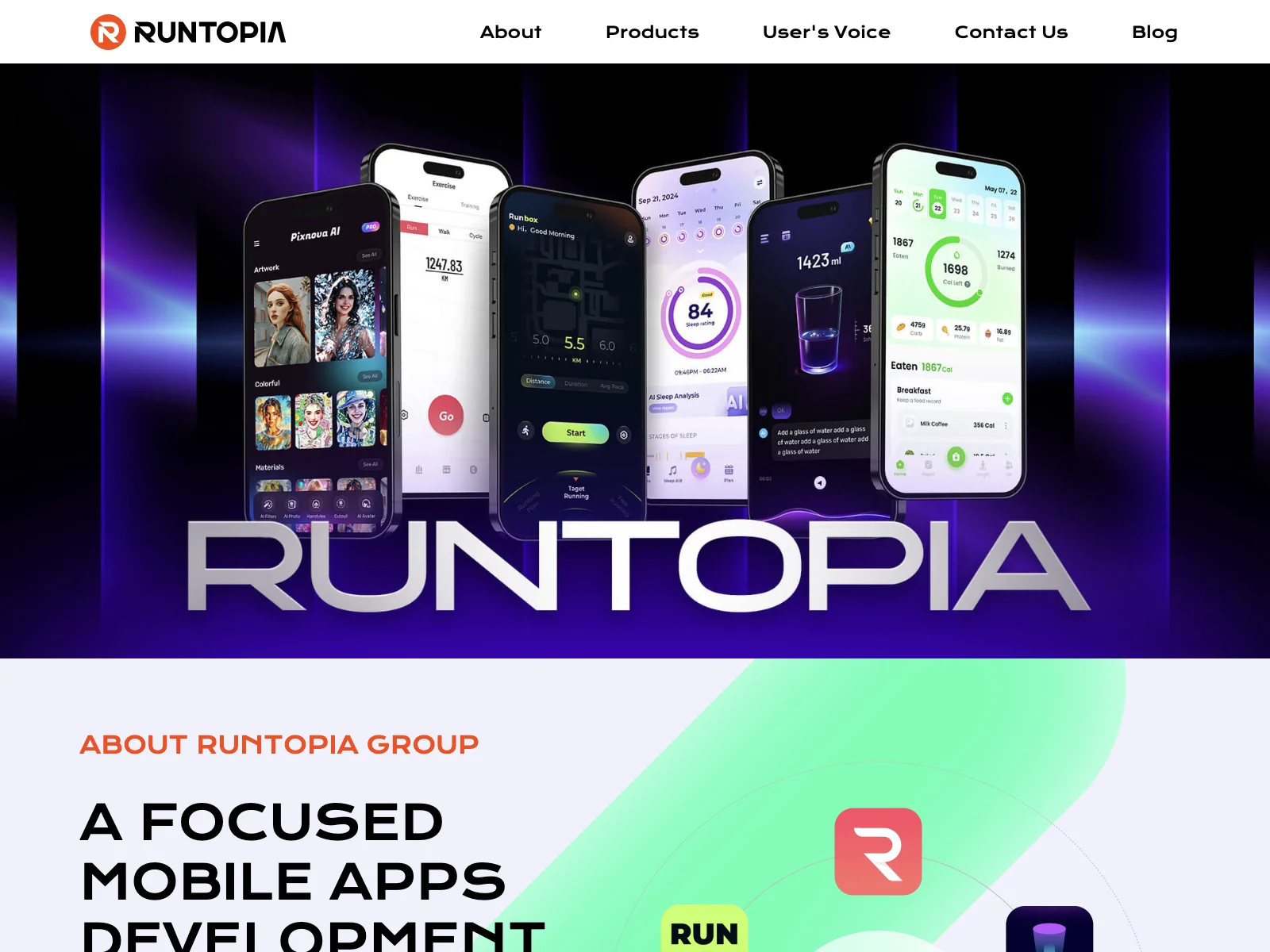 Best AI Fitness & Health Apps: Runtopia Group's Innovation