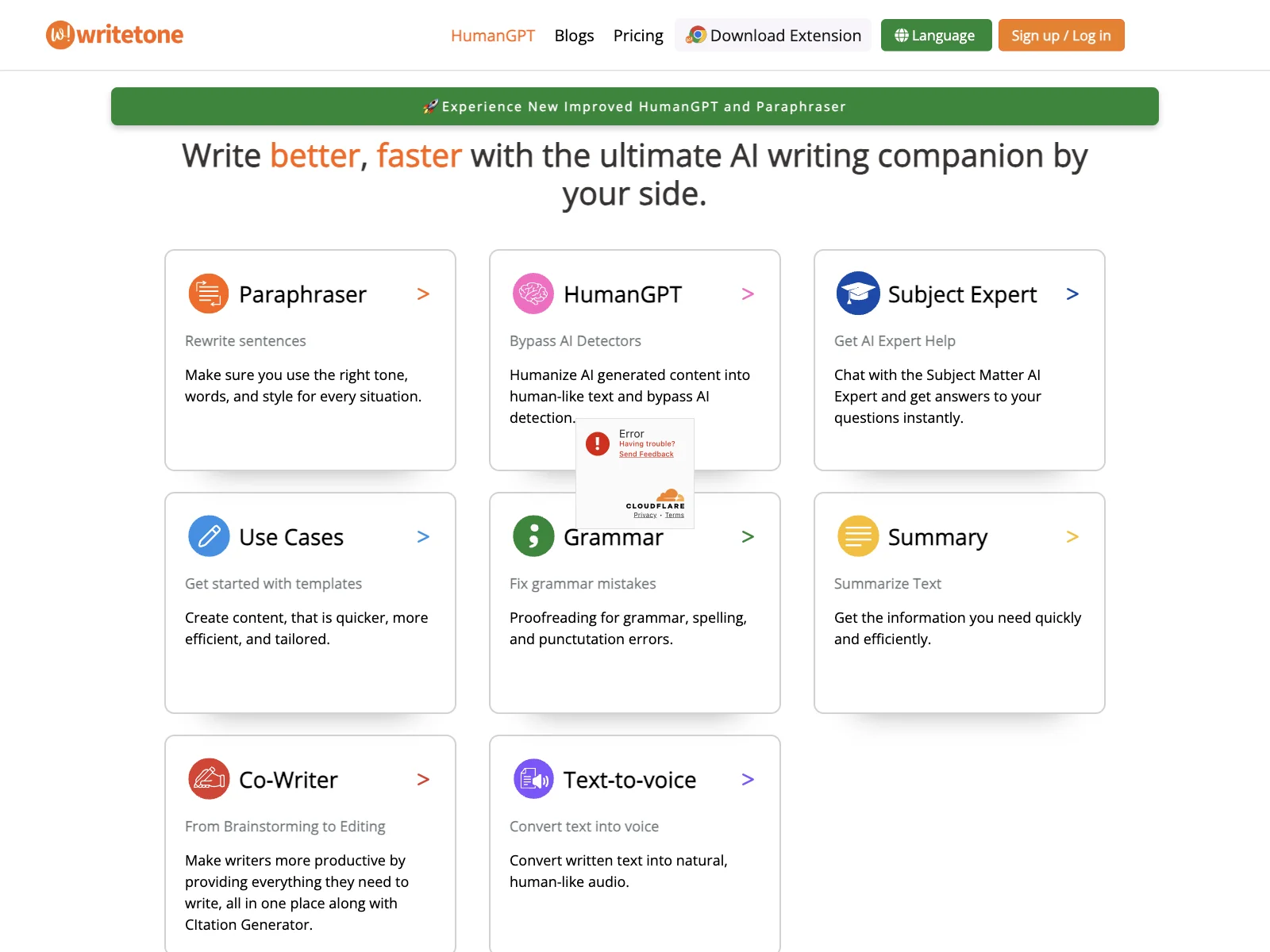 Writetone - AI-Powered for Flawless Writing