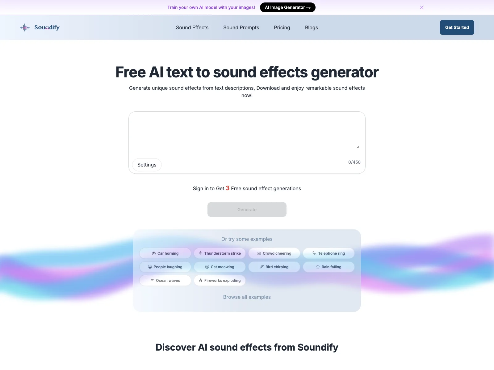 Best AI Sound Effects Generator - Soundify