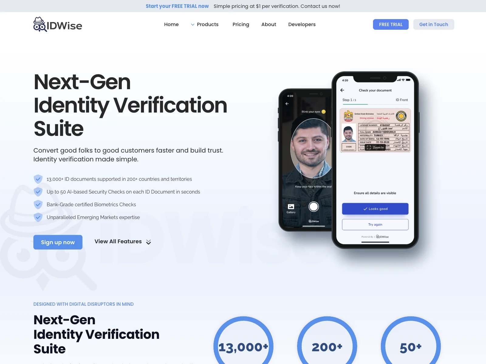 AI-Based Identity Verification - Build Trust with IDWise®