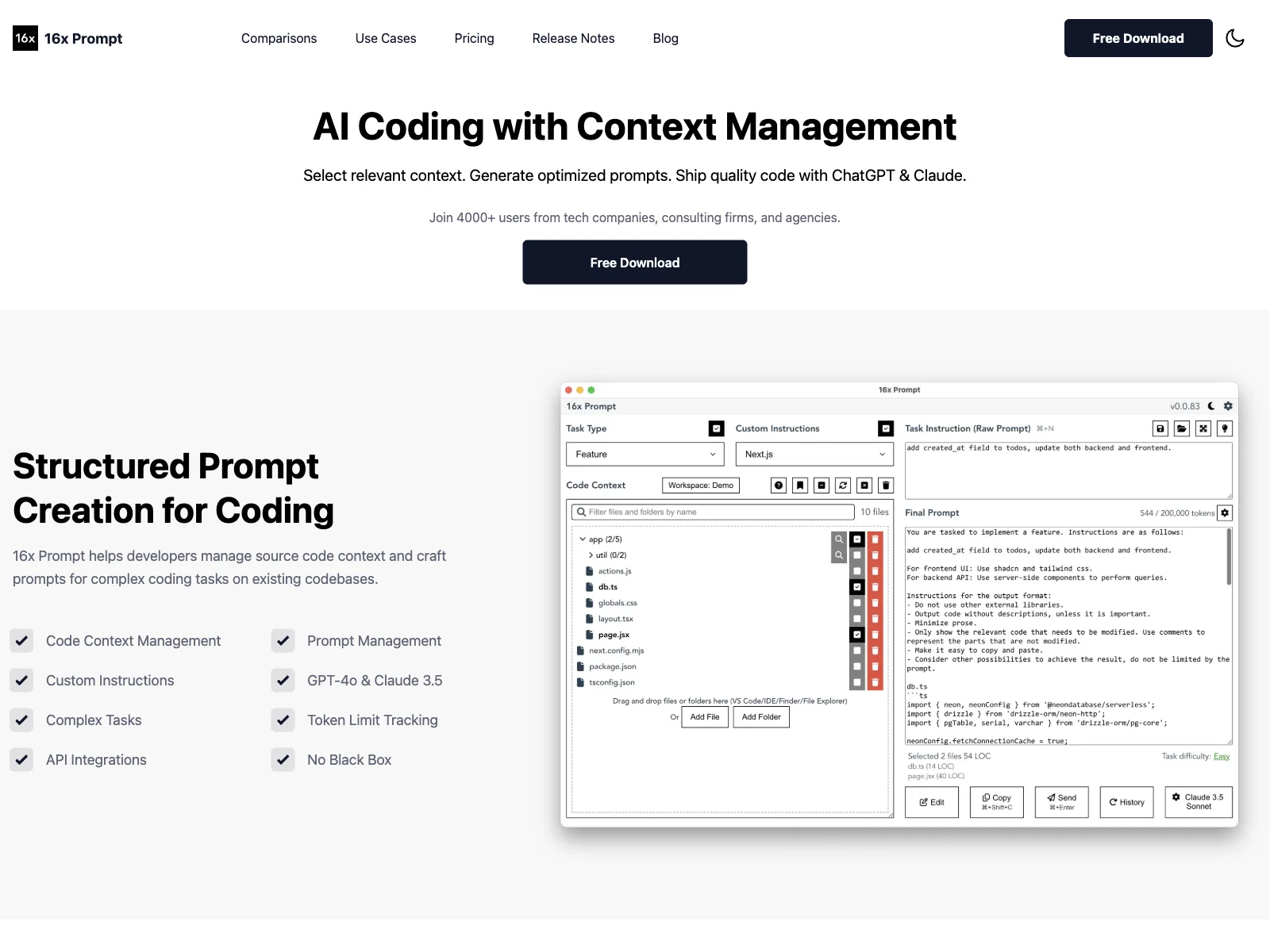 16x Prompt: Revolutionizing AI Coding with Context Management