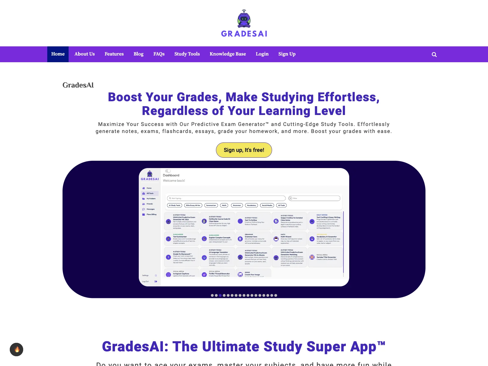 GradesAI: Revolutionize Your Studying with AI-Powered Tools