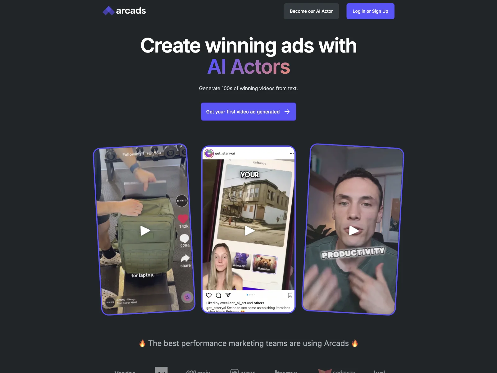 Arcads - Revolutionize Your Video Ads with AI