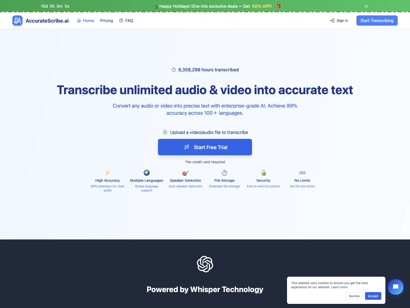 AccurateScribe.ai: Transcribe with Unparalleled Accuracy