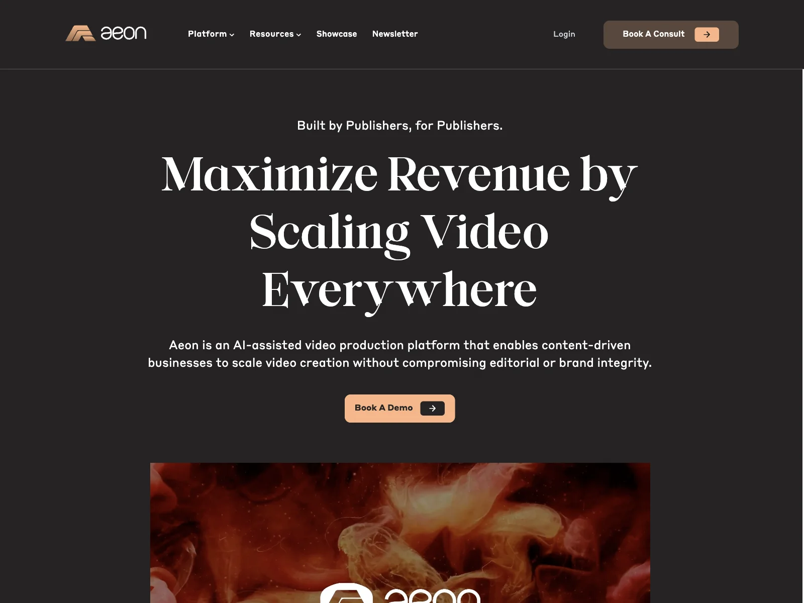 Aeon: Transform Text into Engaging Videos in Minutes