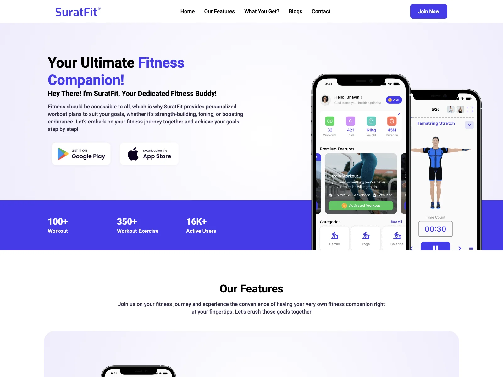 SuratFit: Empowering Your Fitness Journey