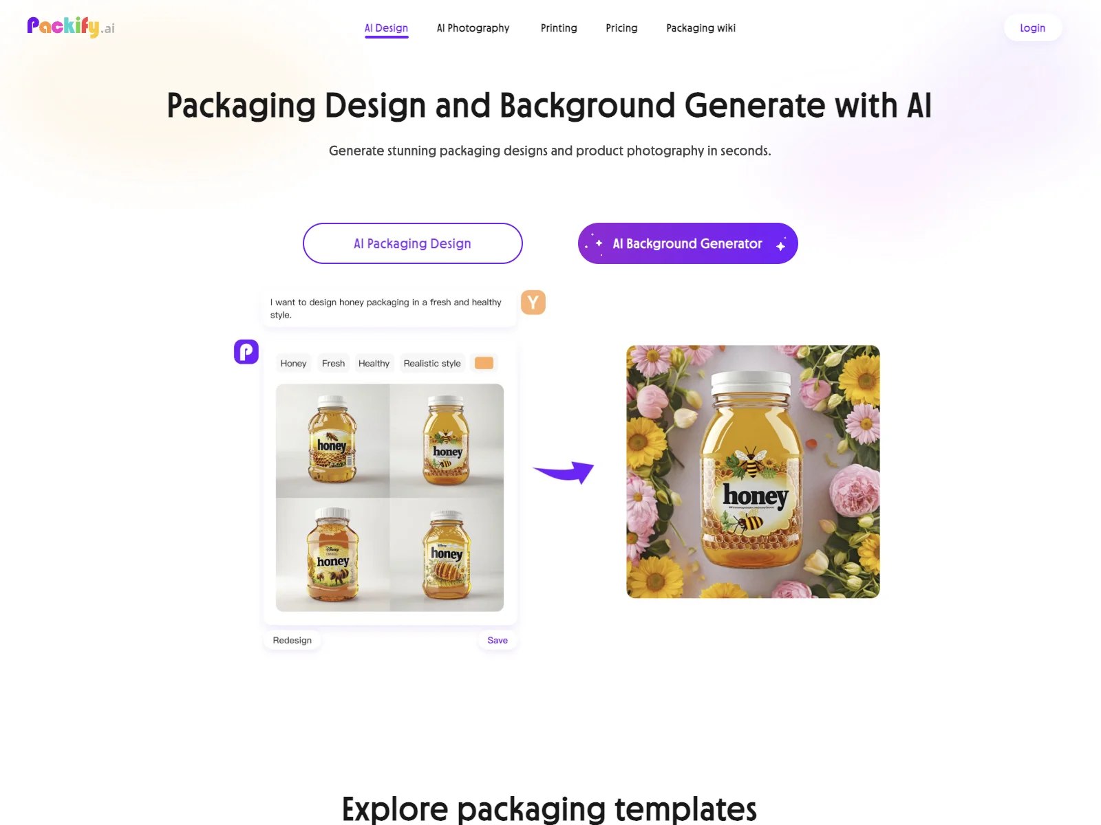 Revolutionize Packaging with Free AI Design - Packify.ai