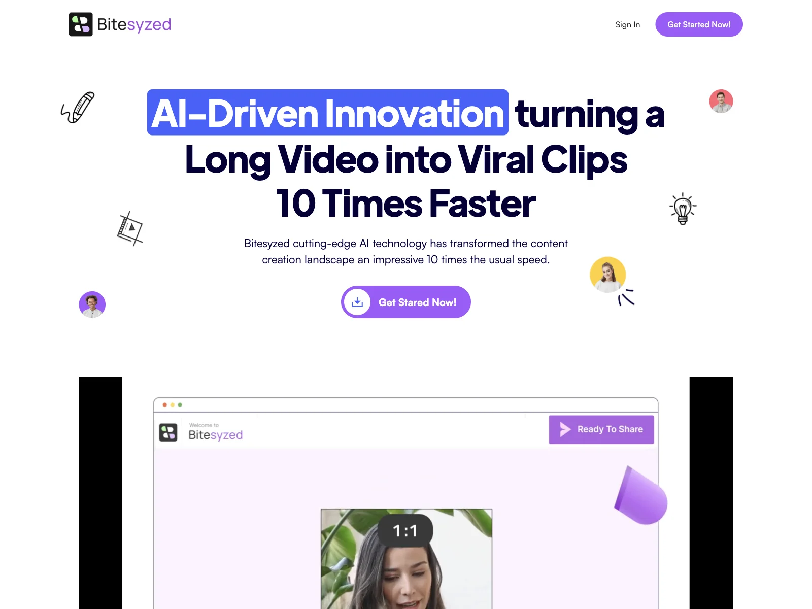 BiteSyzed: Transform Long Videos into Viral Clips with AI