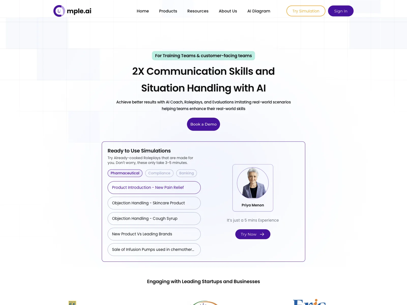 mple.ai - Revolutionize Sales Training with AI