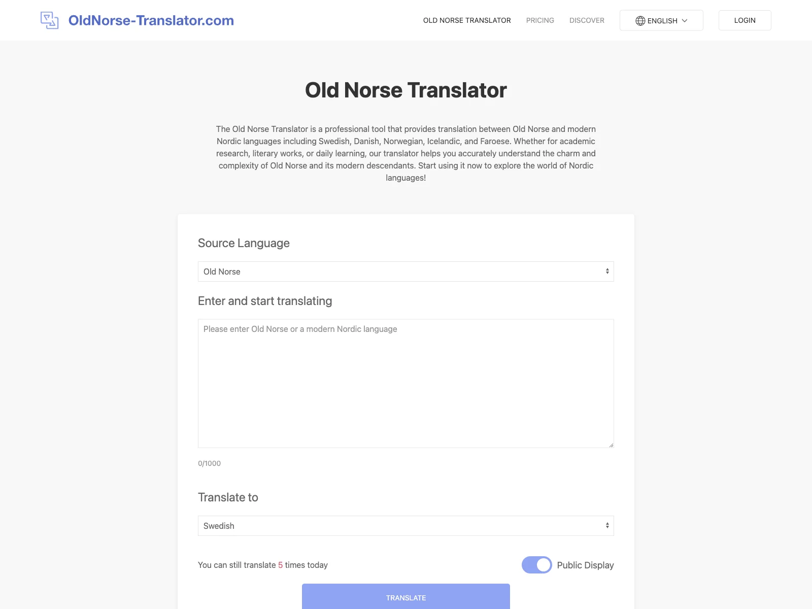 Old Norse Translator: Unlocking Nordic Languages