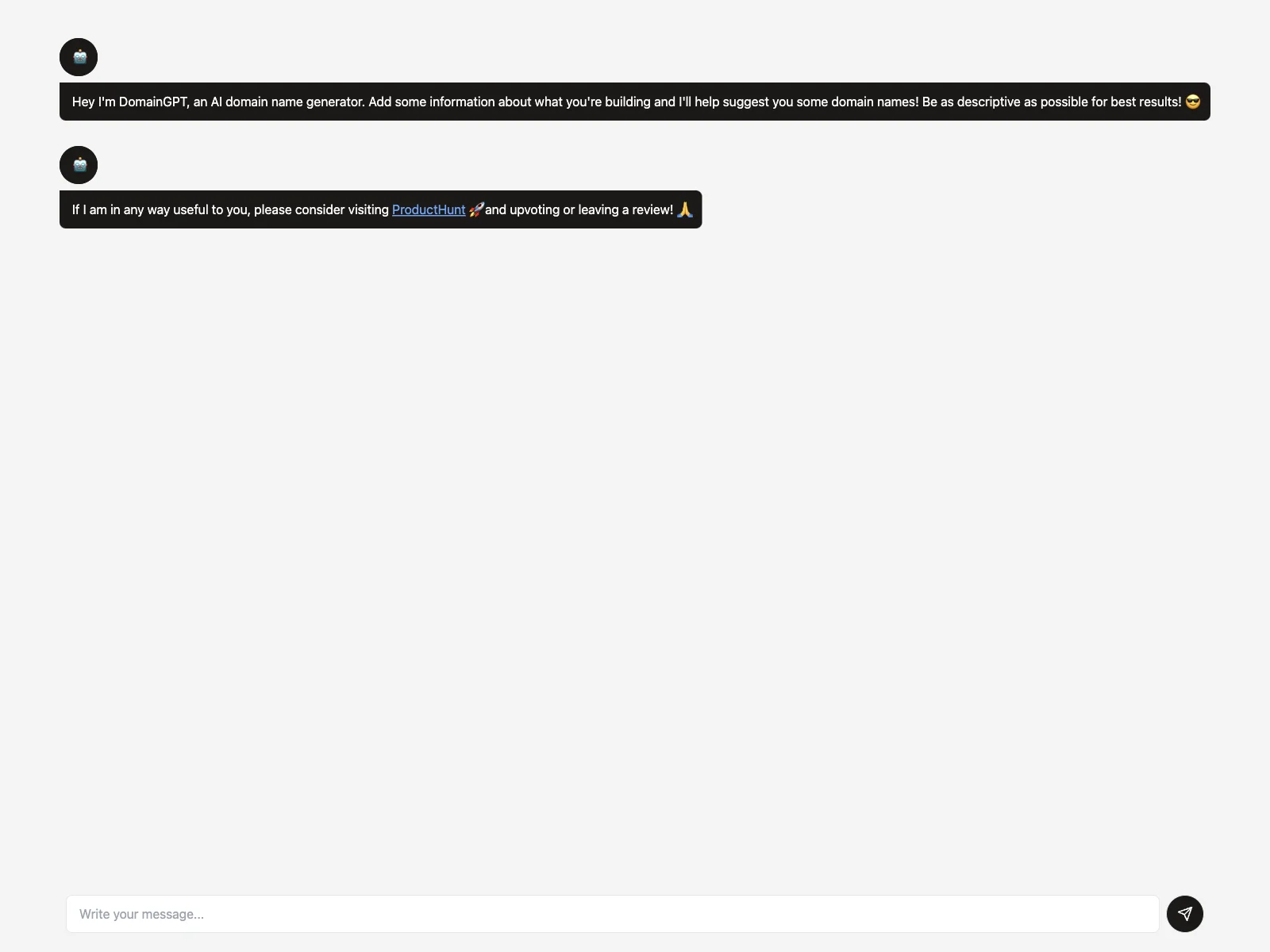 Generate Creative Domain Names with DomainGPT