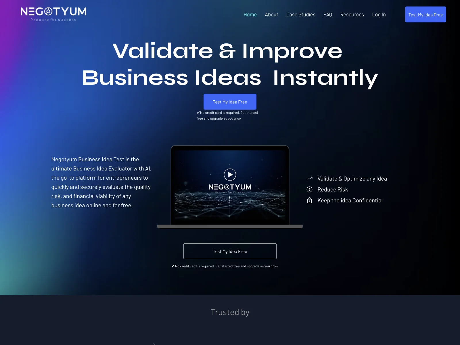 Negotyum Business Idea Test: Assess Viability for Free