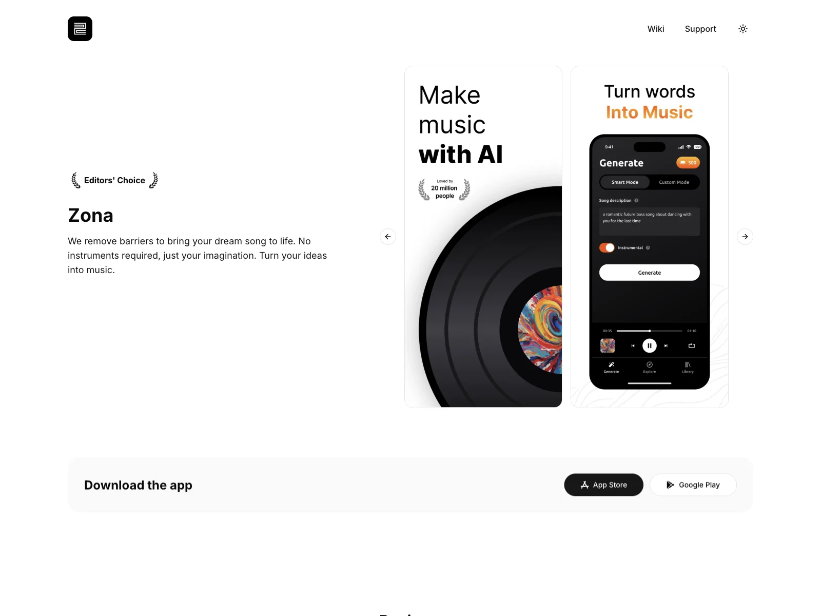 Zona: Transform Your Ideas into Stunning Songs