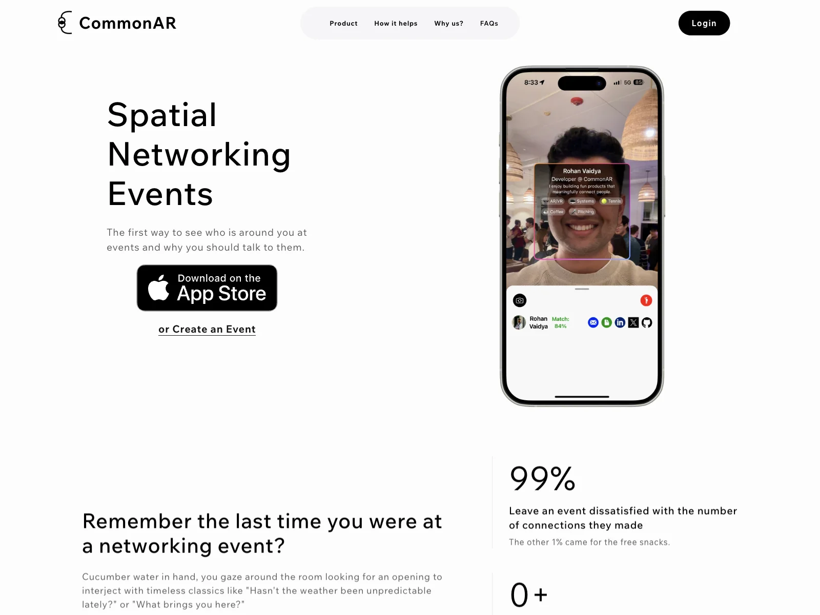 CommonAR: Enhancing Event Connections with AI