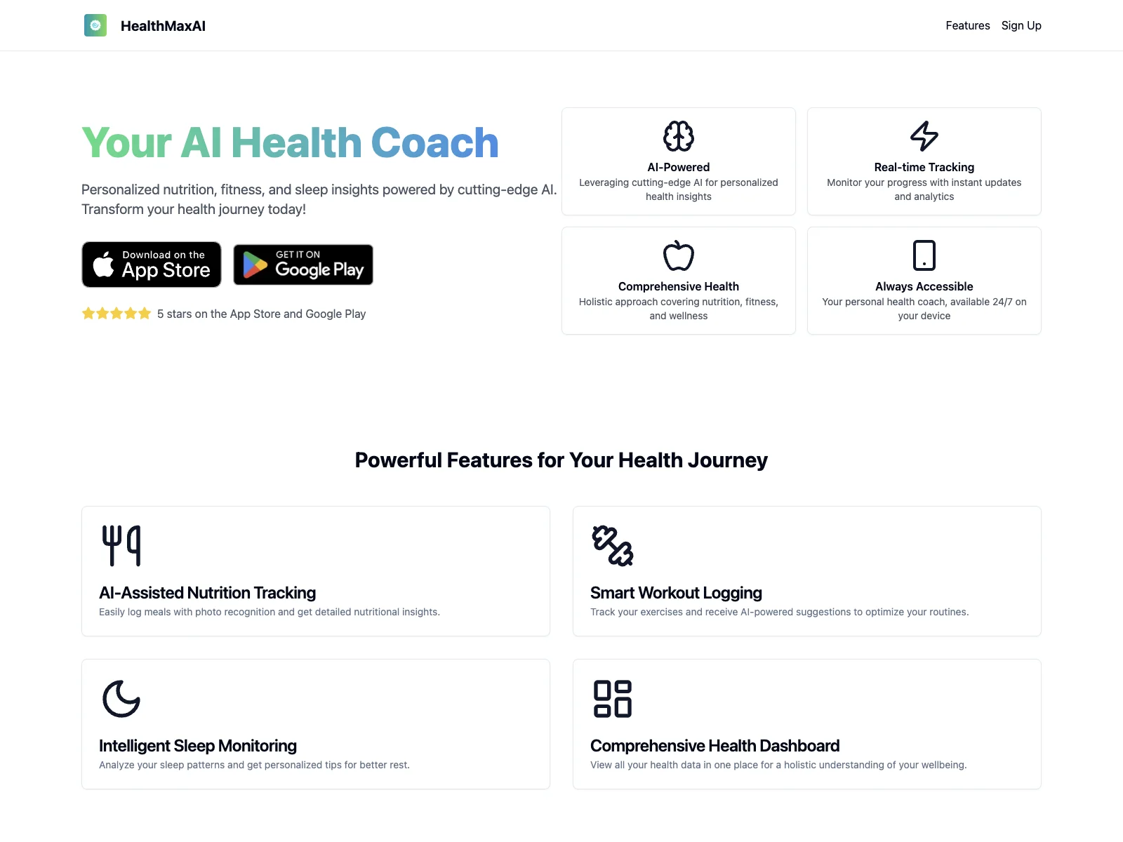 Healthmax AI: Personalized Insights for a Healthier You