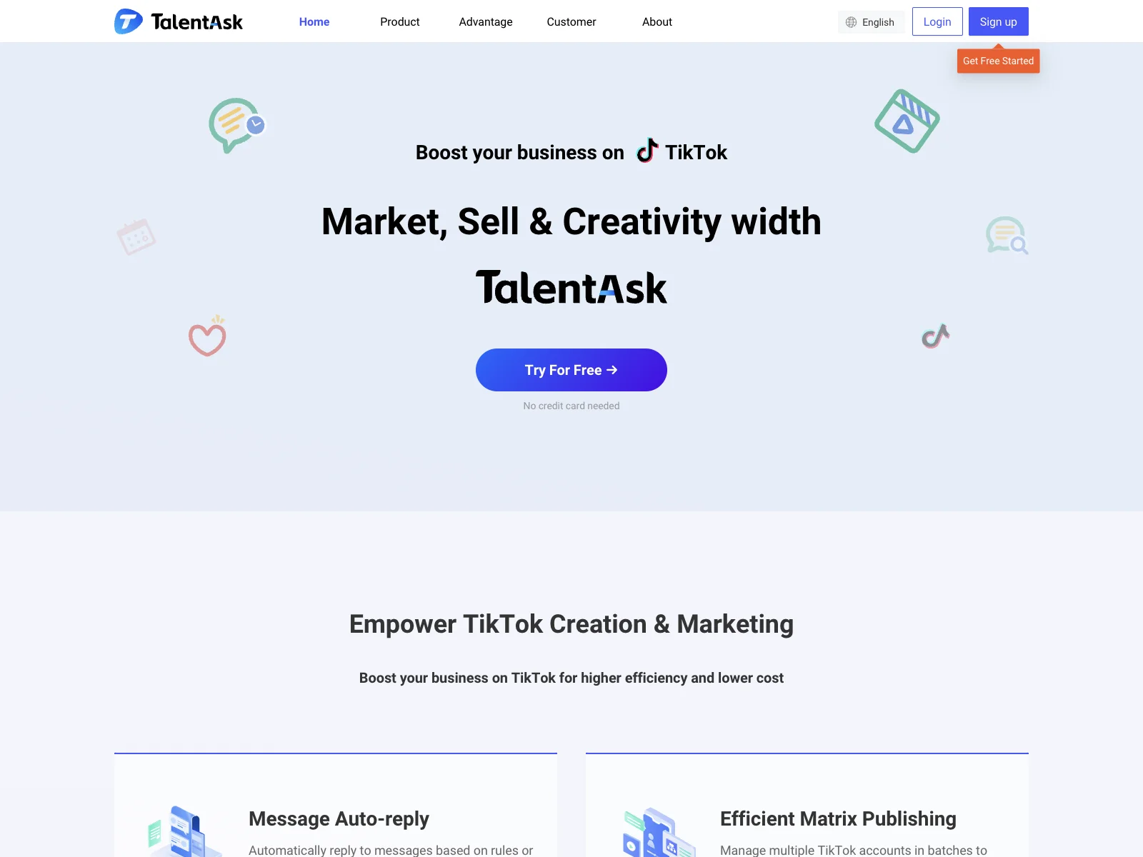 TalentAsk: Unleash Your TikTok Business Potential