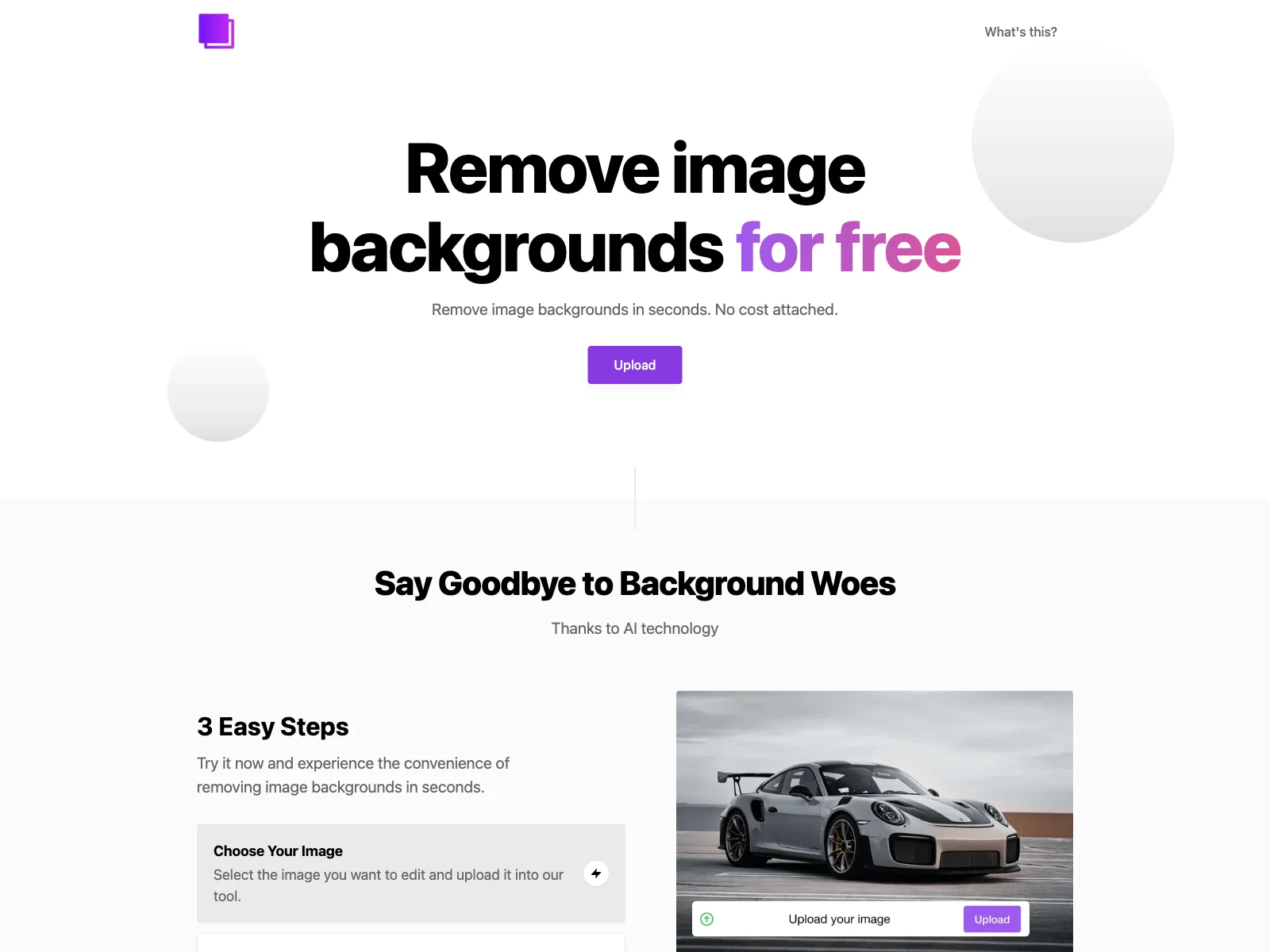 RemoveBG: Effortless Image Background Removal for Free