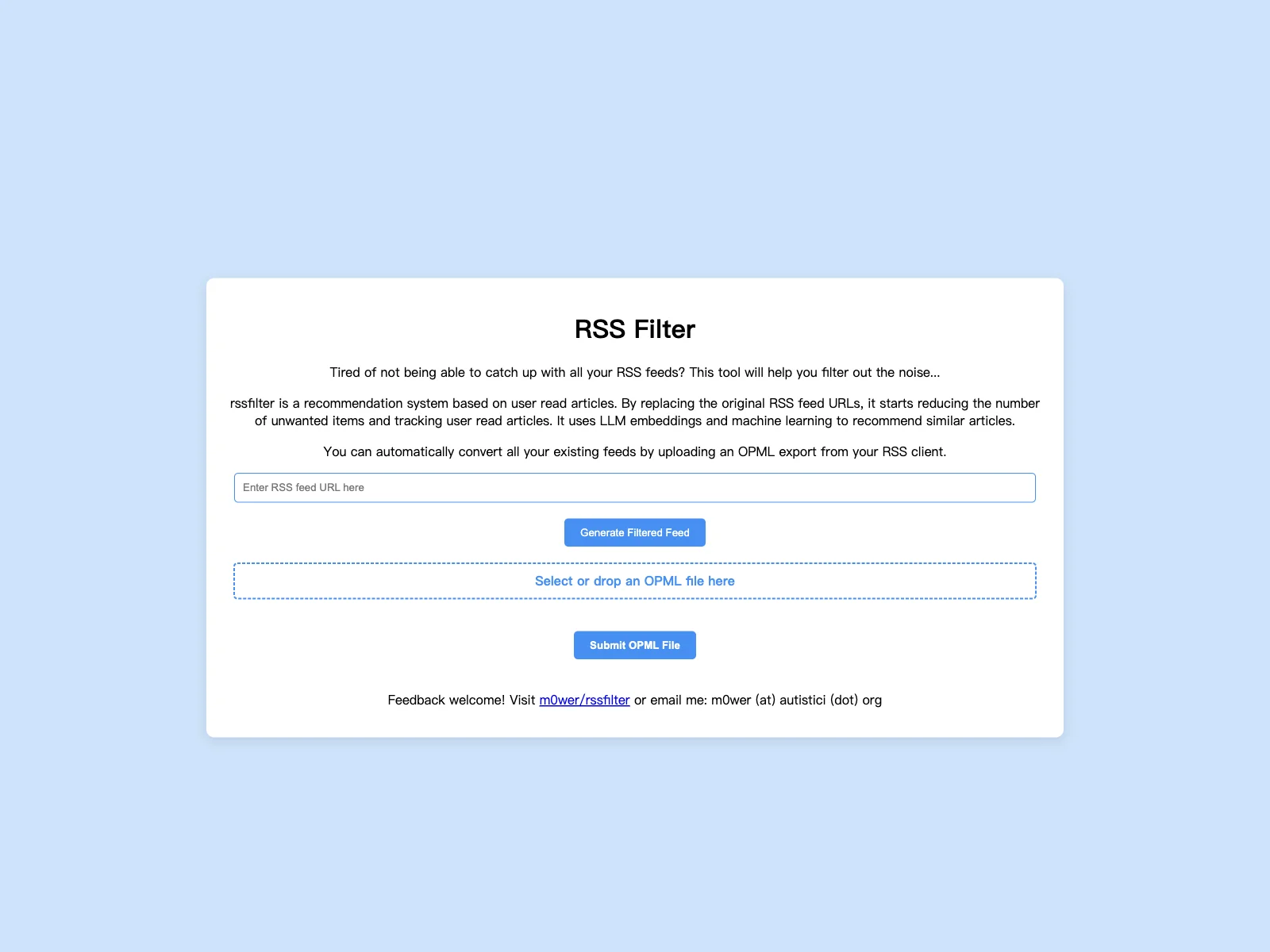 RSS Filter: Revolutionizing Your RSS Feed Experience