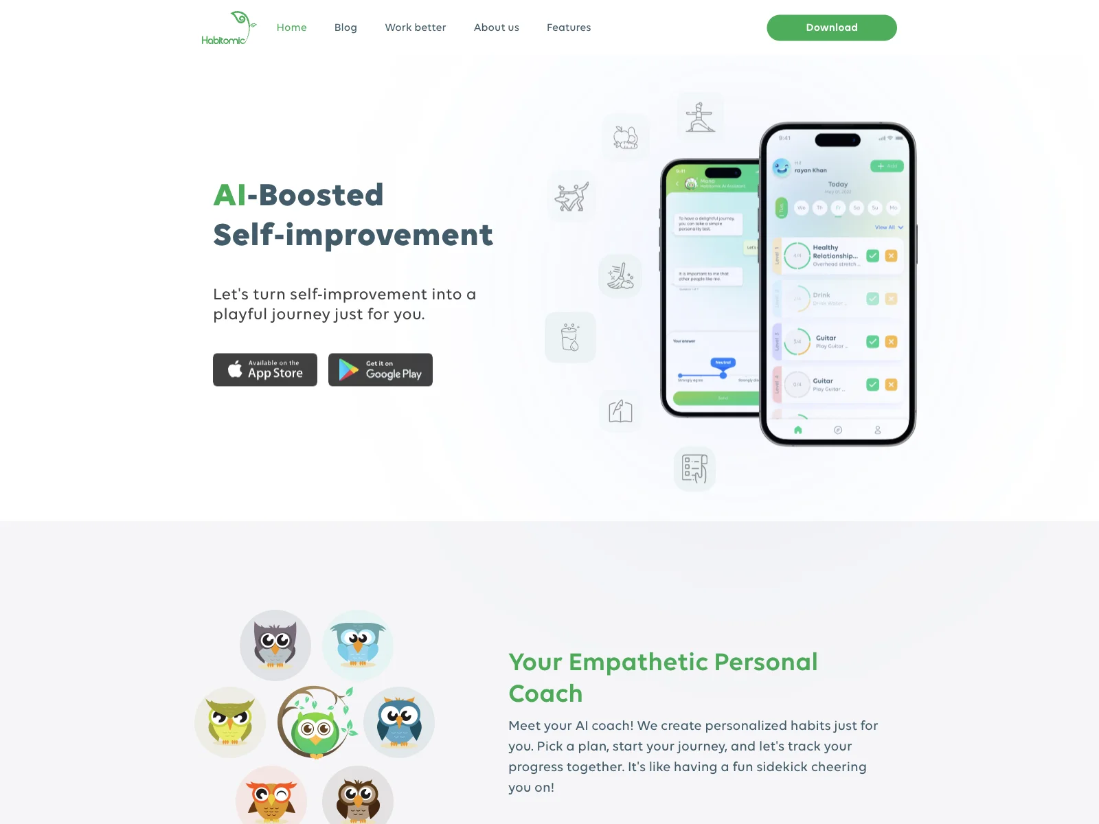 Habitomic: Empowering Self-Improvement with AI