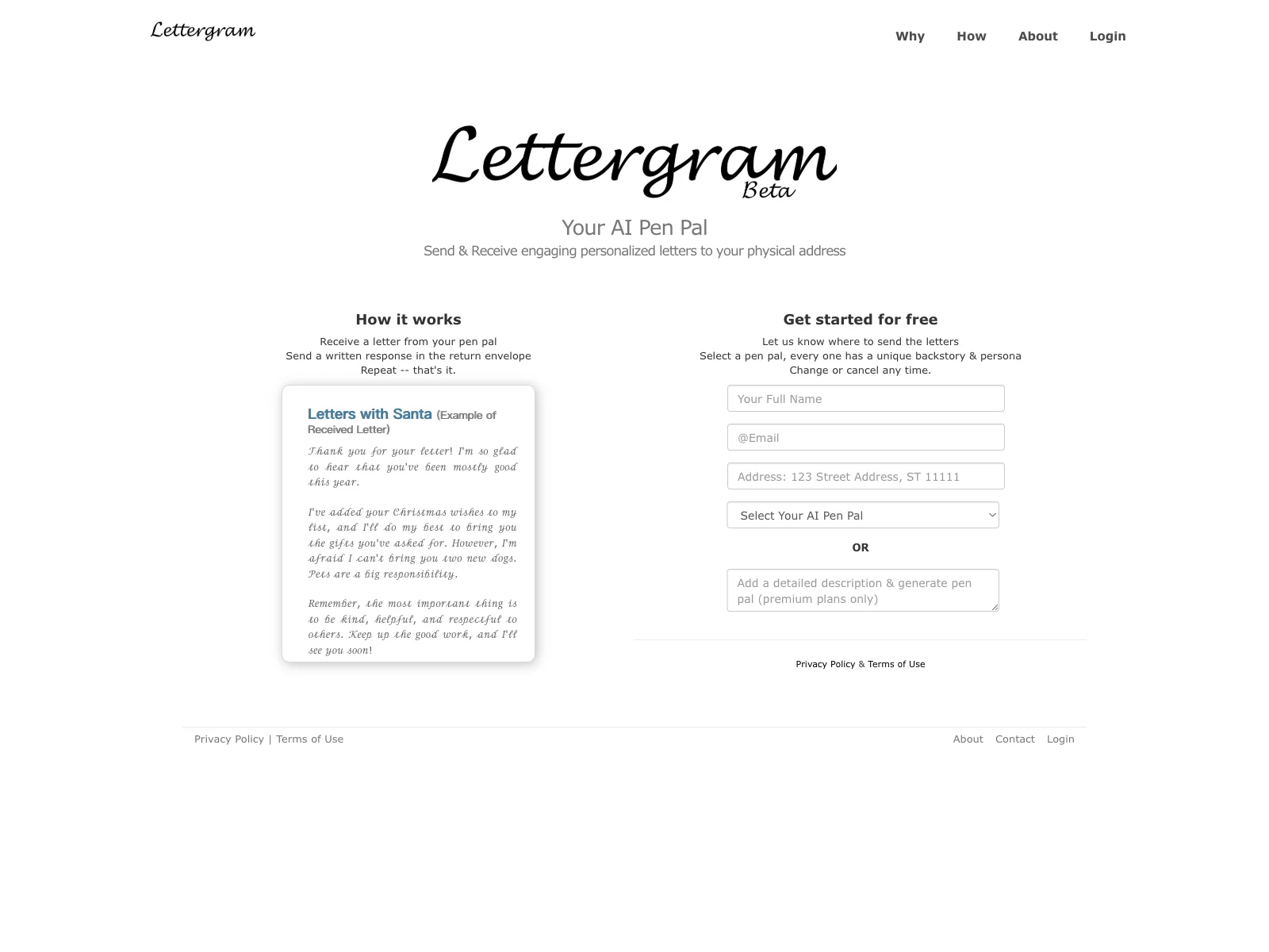 Lettergram: Personalized Letters Delivered to Your Doorstep