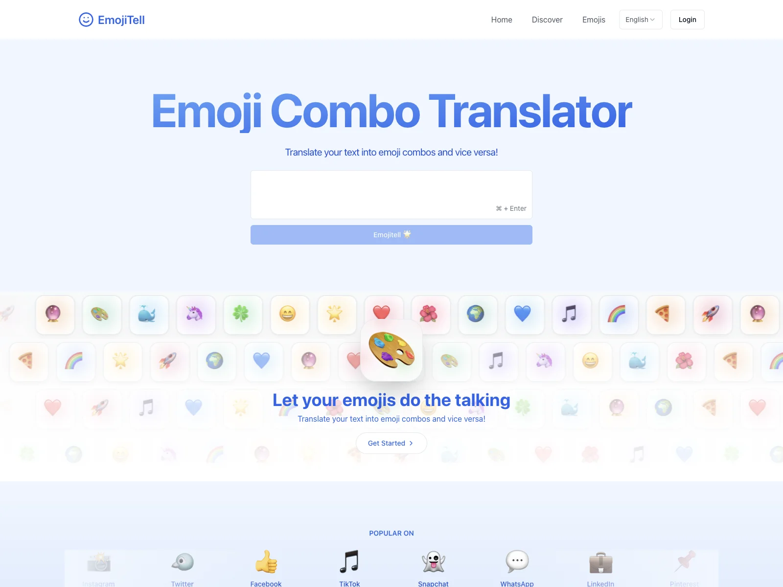 EmojiTell: Unleash Your Creativity with AI-Powered Emoji Combos