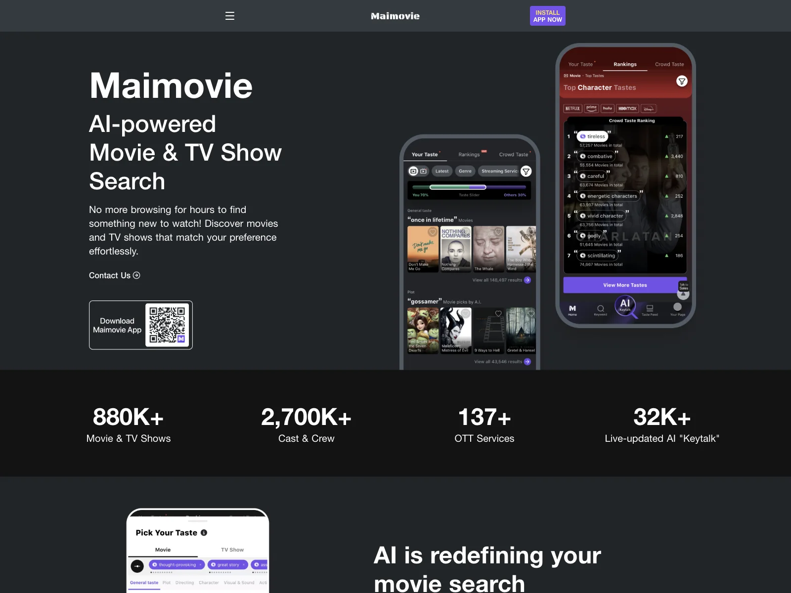 Maimovie: Revolutionizing Movie Search with AI